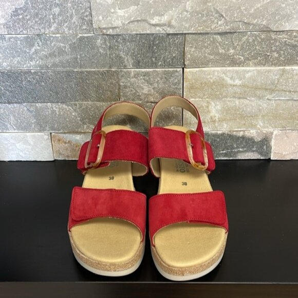 🎁 Mephisto Giulia Dual Strap Velcro Wedge Sandal - Picture 5 of 14